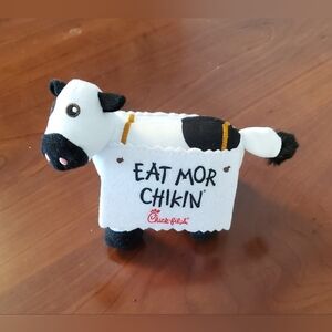 Chick-fil-A Black and White Plush Cow Toy